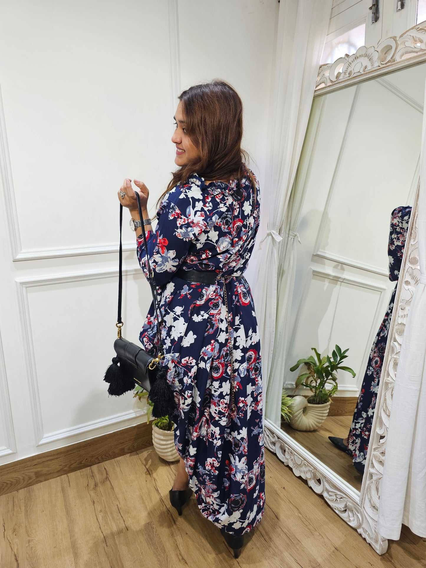 Jeenas drape dress