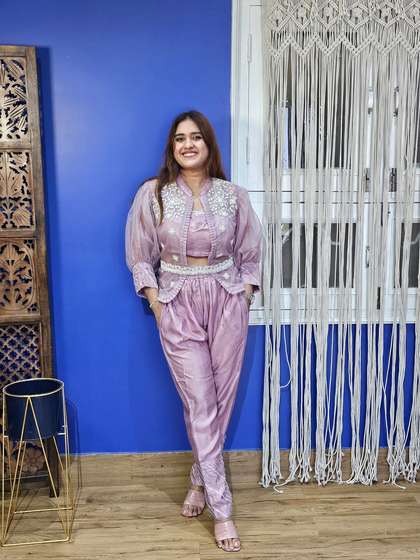 Jeenas mauve indowestern