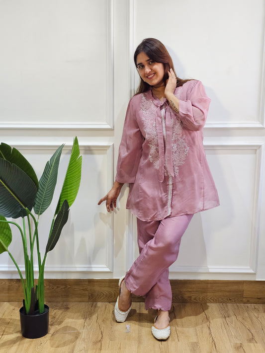 Jeenas organza cord set