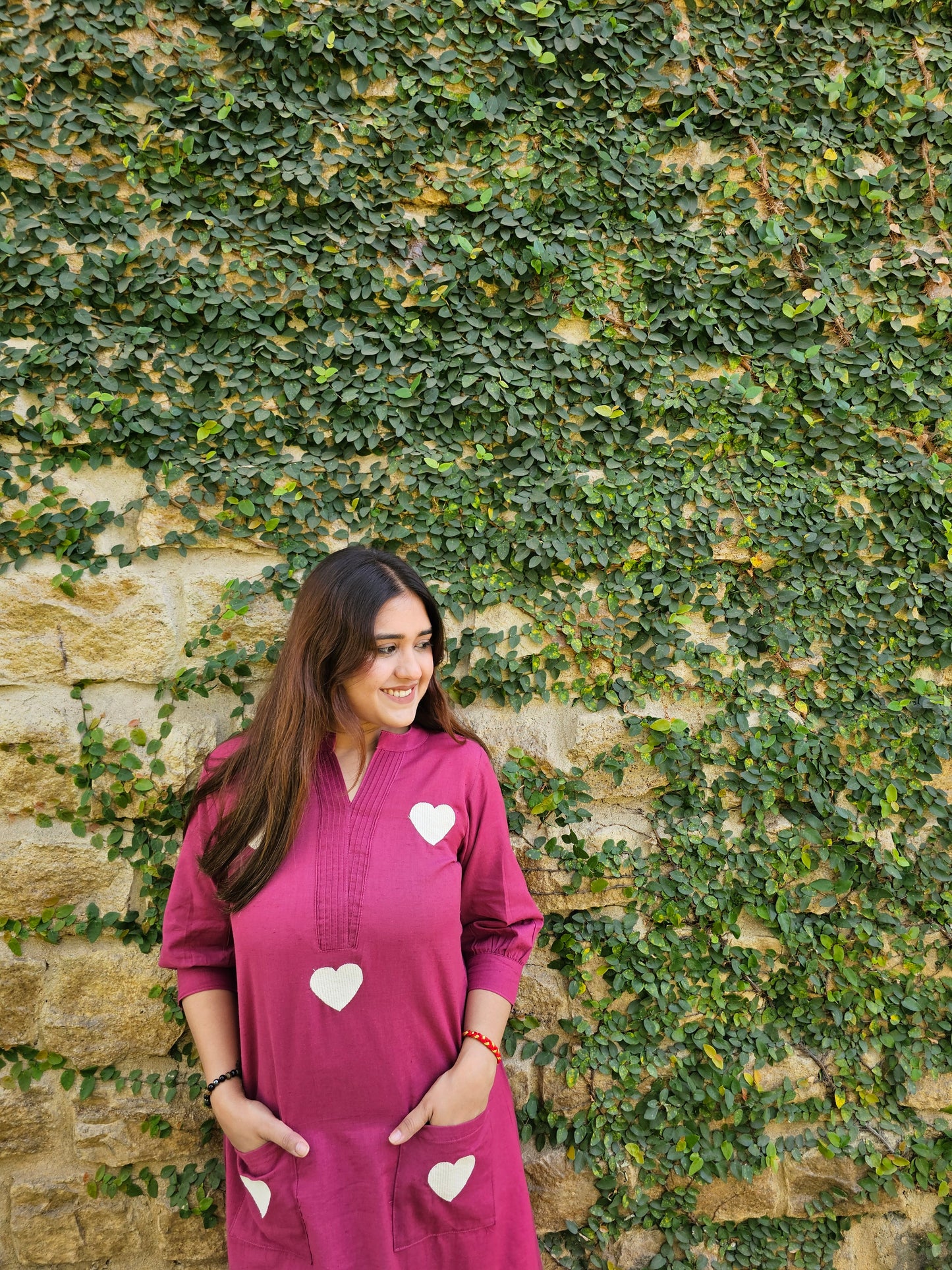 Jeenas heart pant kurta set