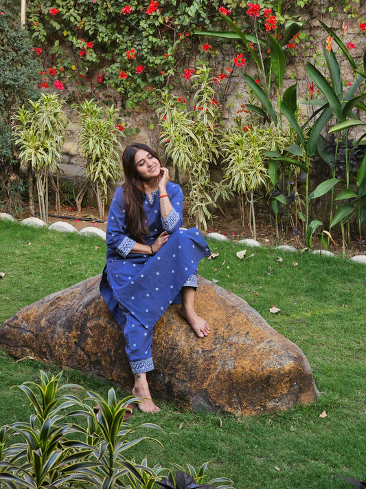 Jeenas pure cotton pant kurta