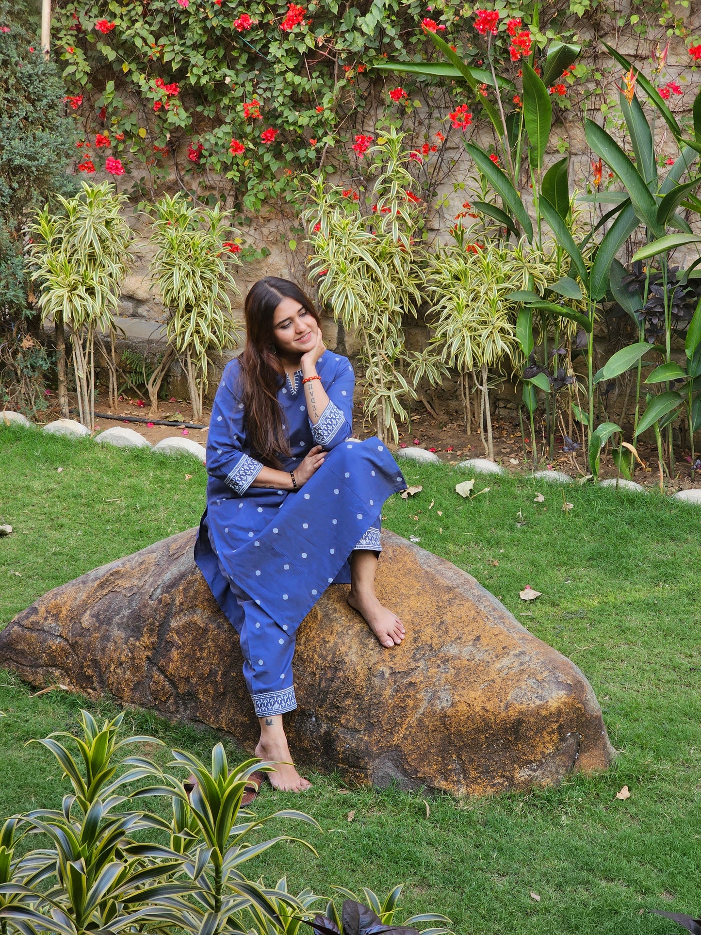 Jeenas pure cotton pant kurta