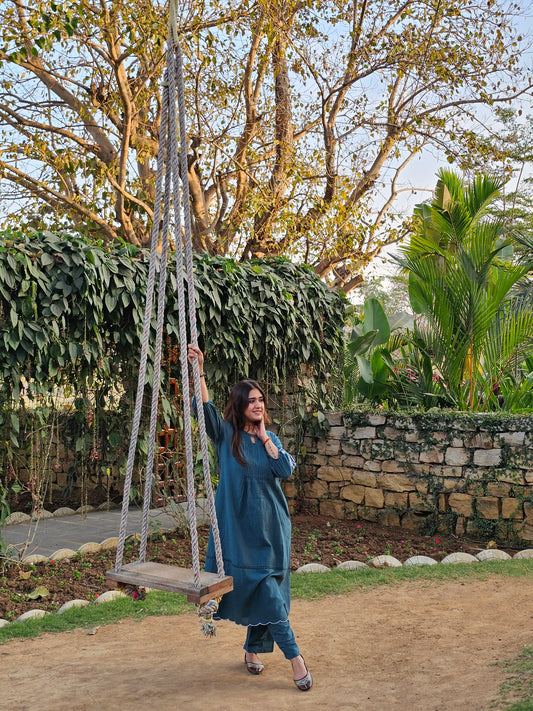 Jeenas pure cotton pant kurta