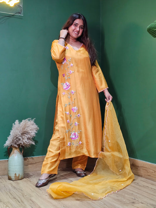 Jeenas pure silk suit