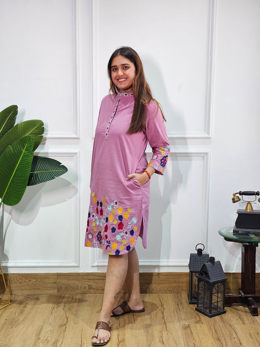 Jeeenas floral cotton tunic