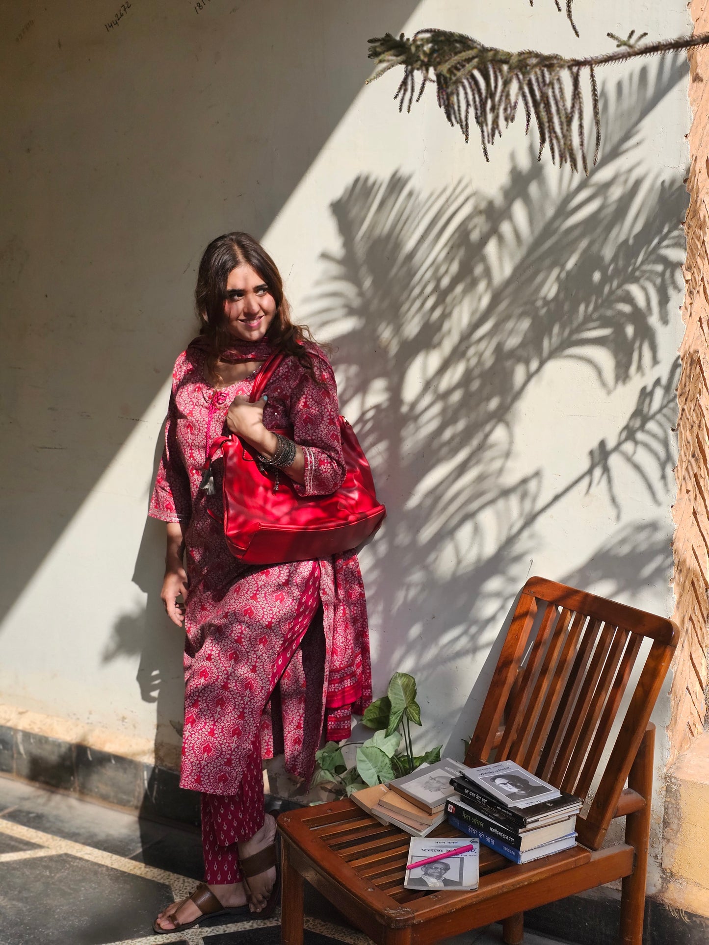 Jeenas floral print pure mul cotton suit set