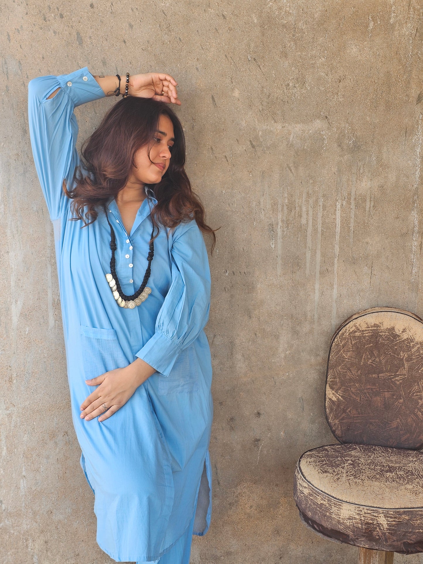 Jeenas pure cotton solid cordset