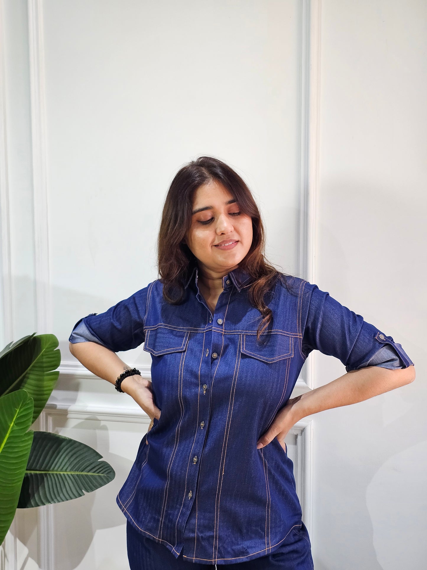 Jeenas denim cordset
