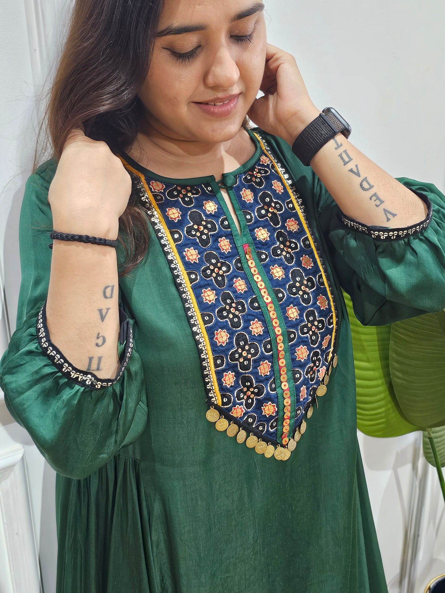 Jeenas Pure mul chanderi suit set