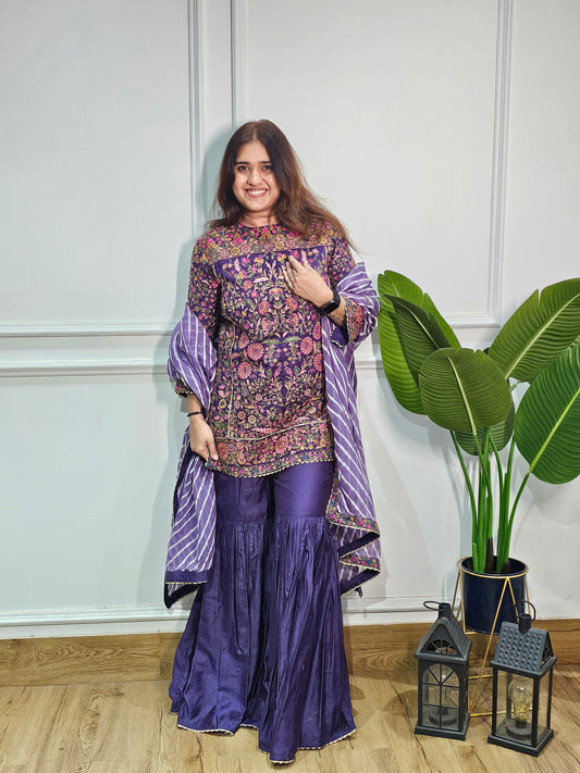 Jeenas pure mul chanderi indowestern