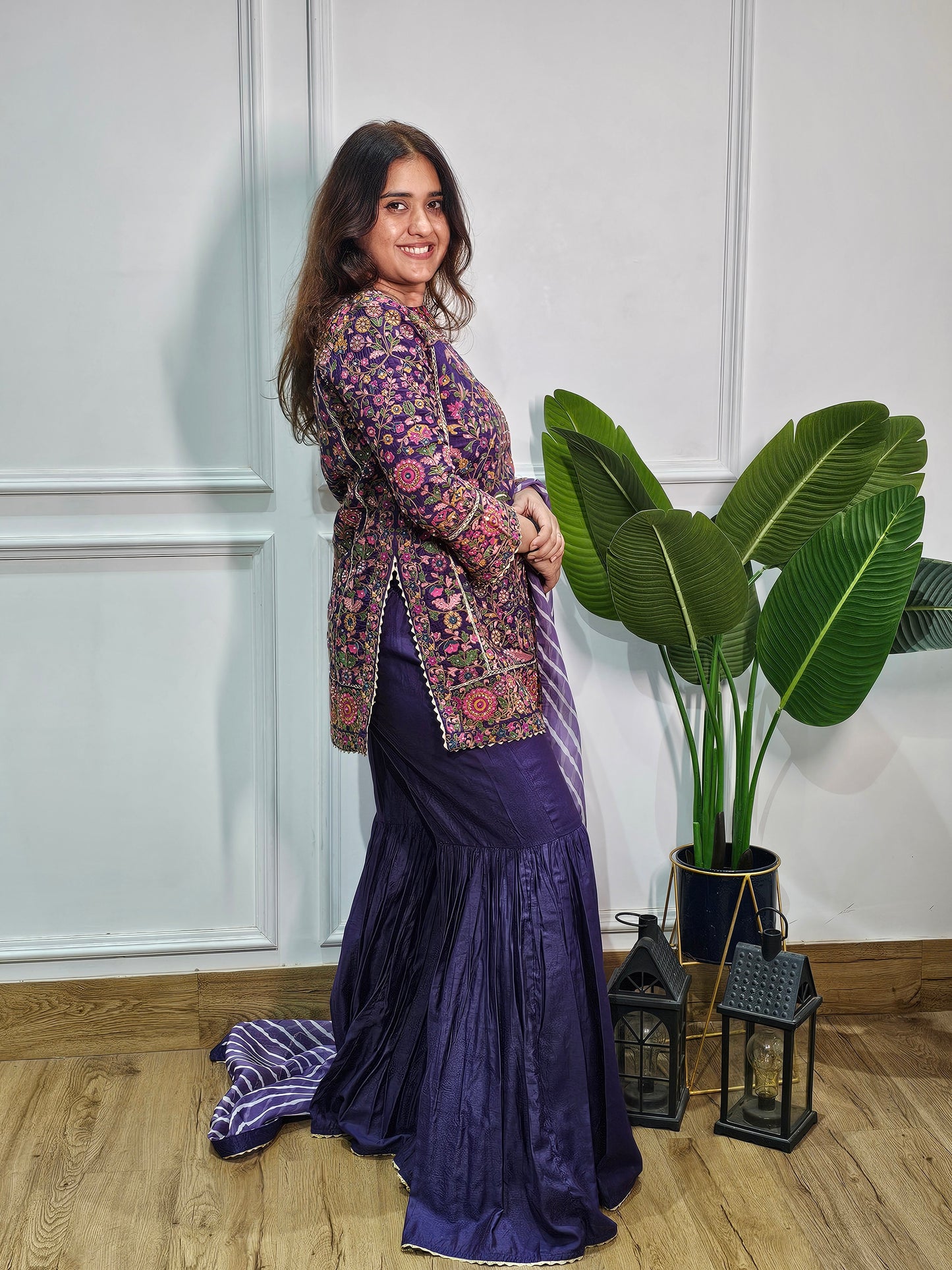Jeenas pure mul chanderi indowestern