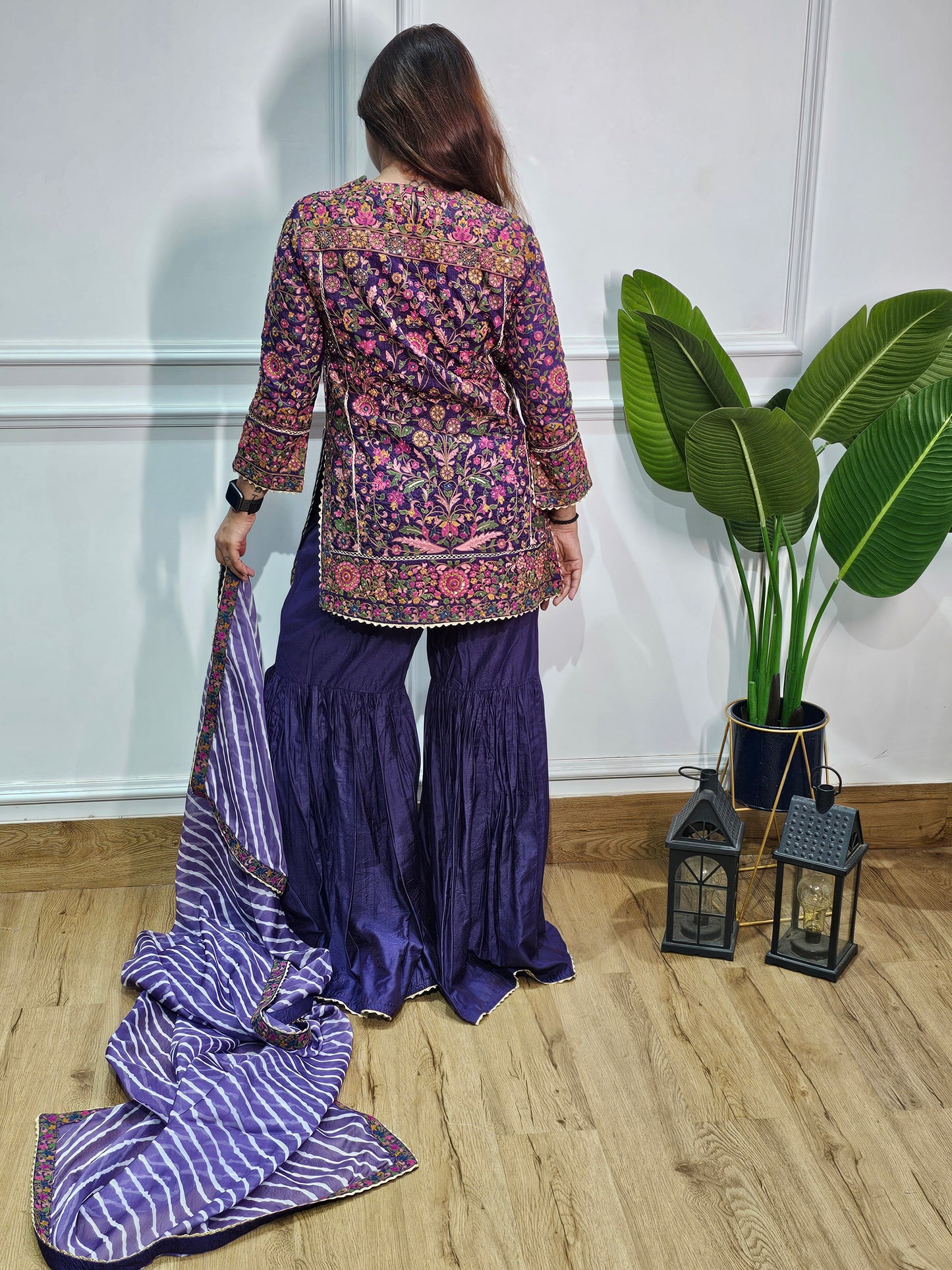 Jeenas pure mul chanderi indowestern