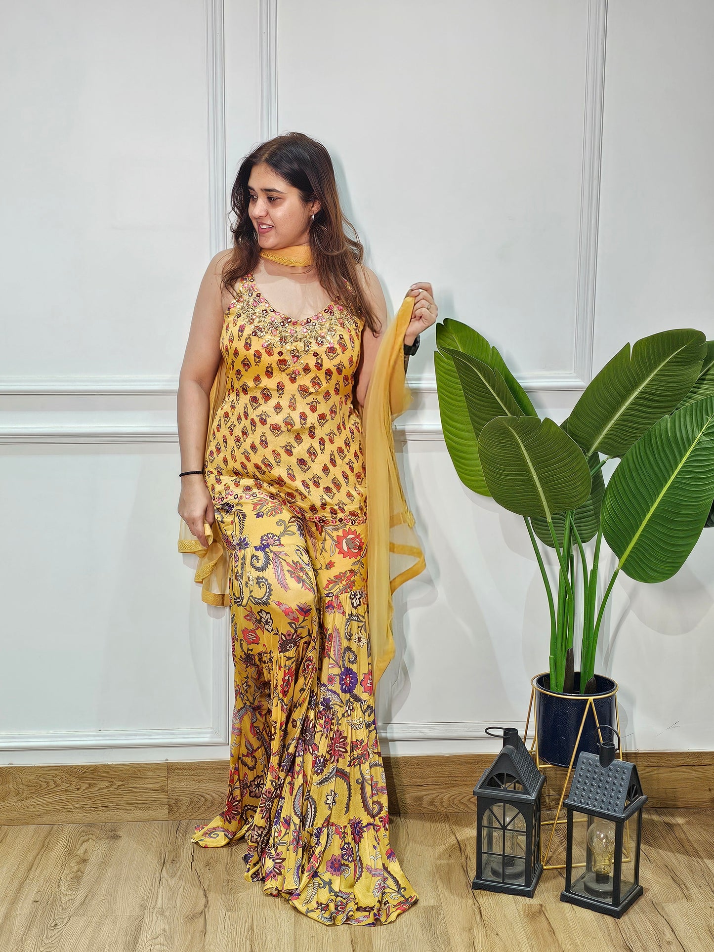 Jeenas pure mul chanderi indowestern