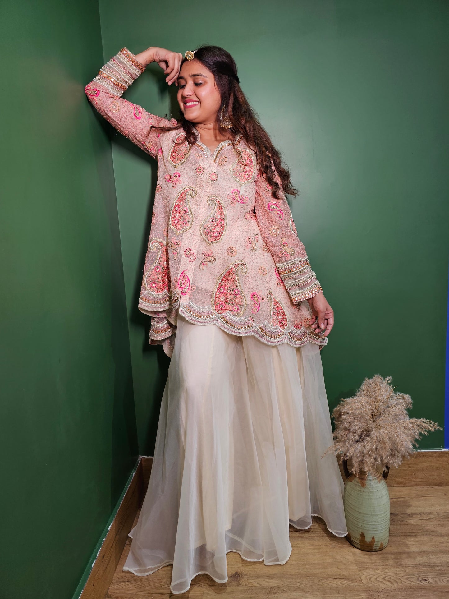 Jeenas indowestern pure organz cordset