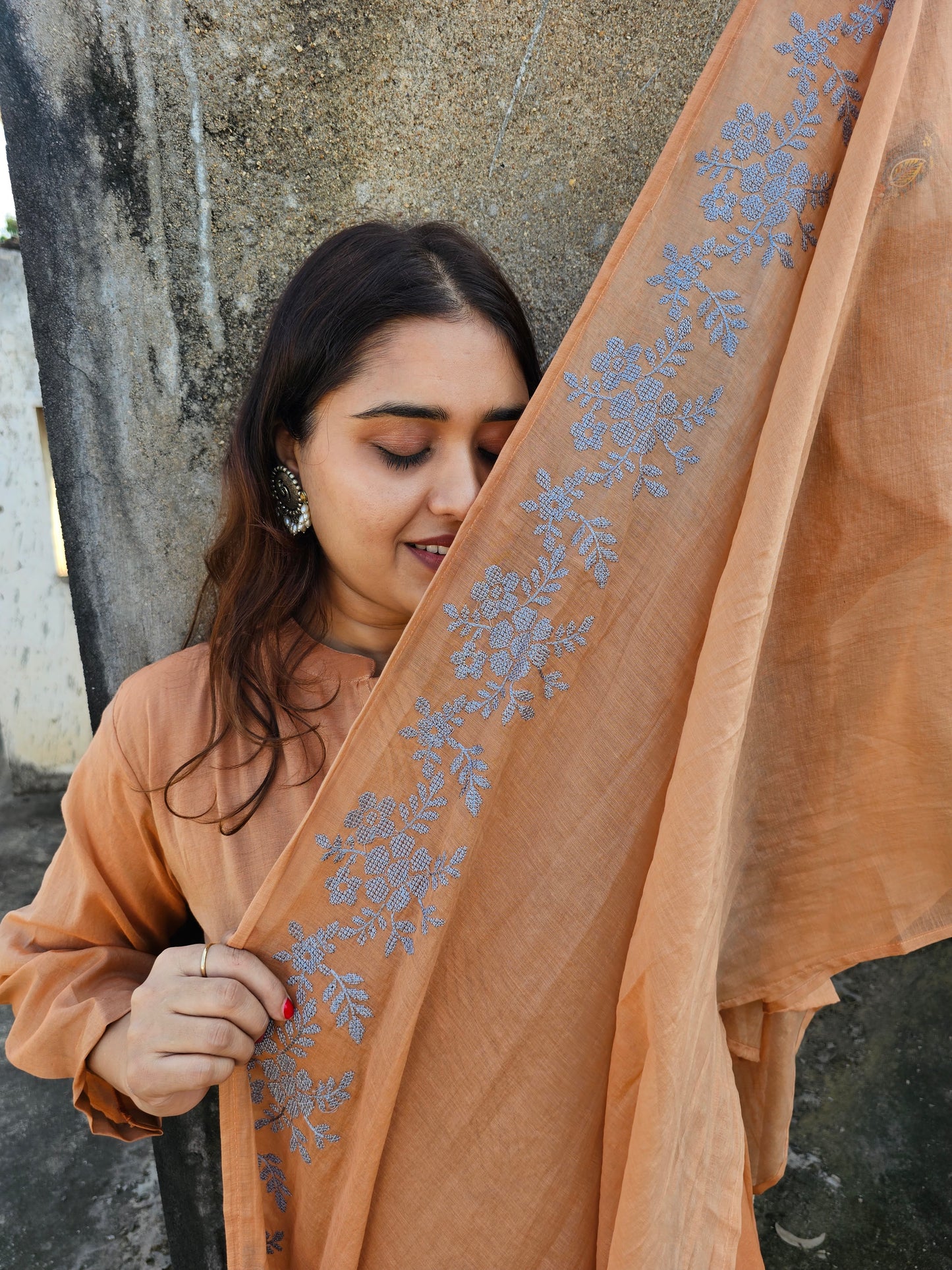 Jeenas mul chanderi suit set