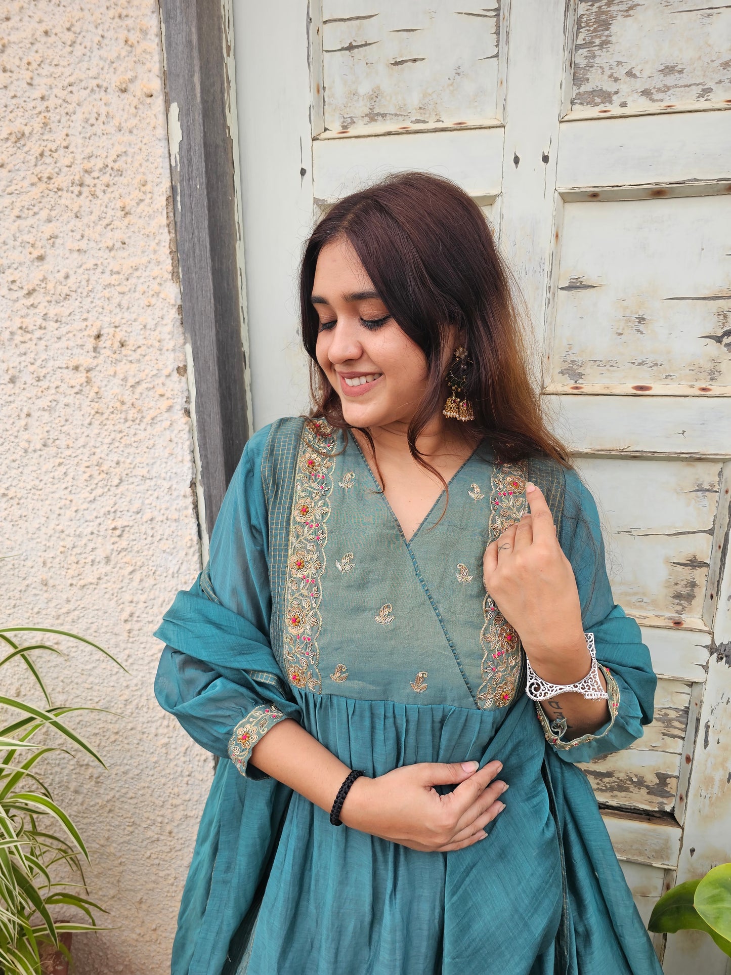jeena's mul chanderi suit set