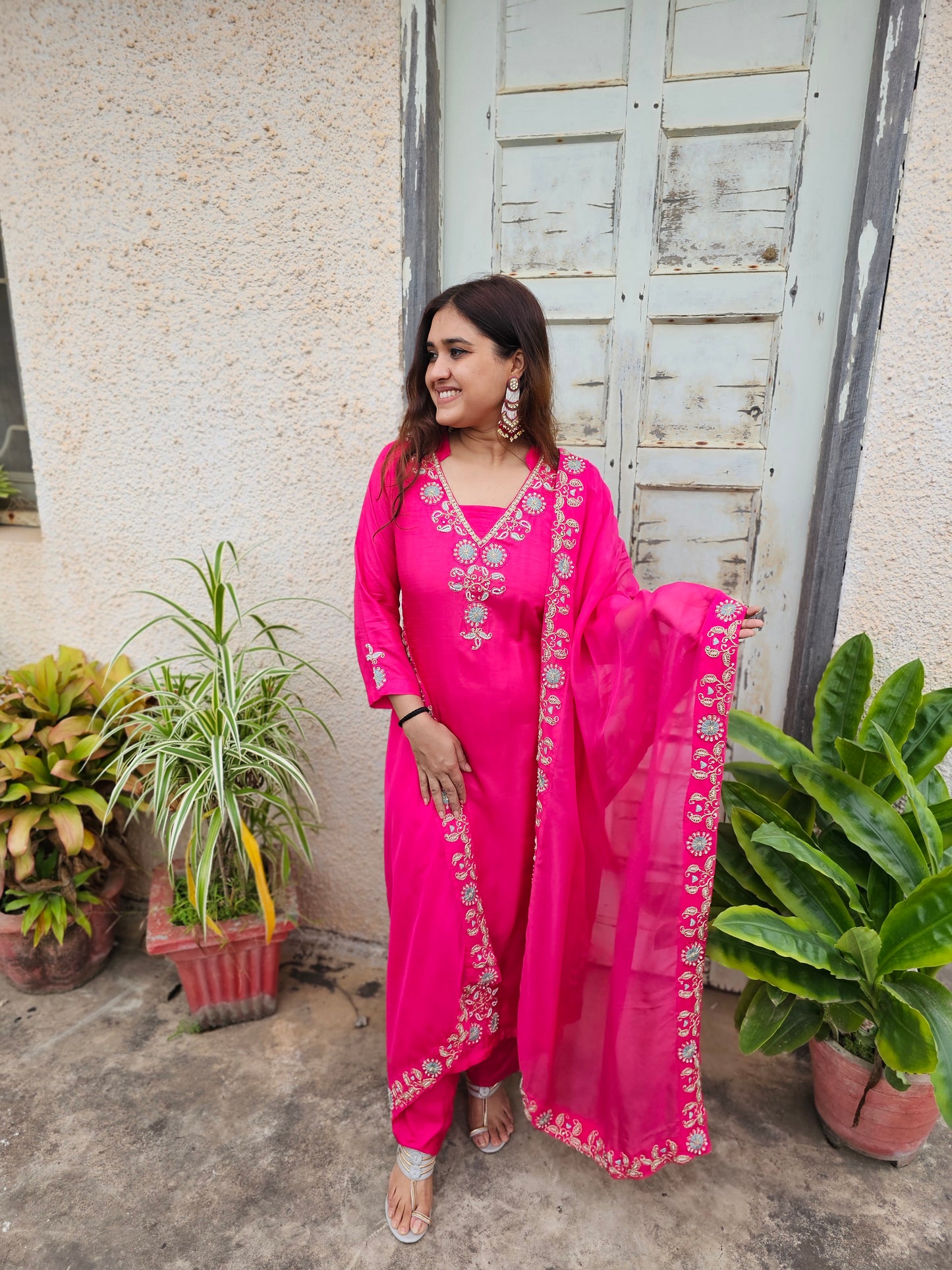 jeena's rani heavy suit set