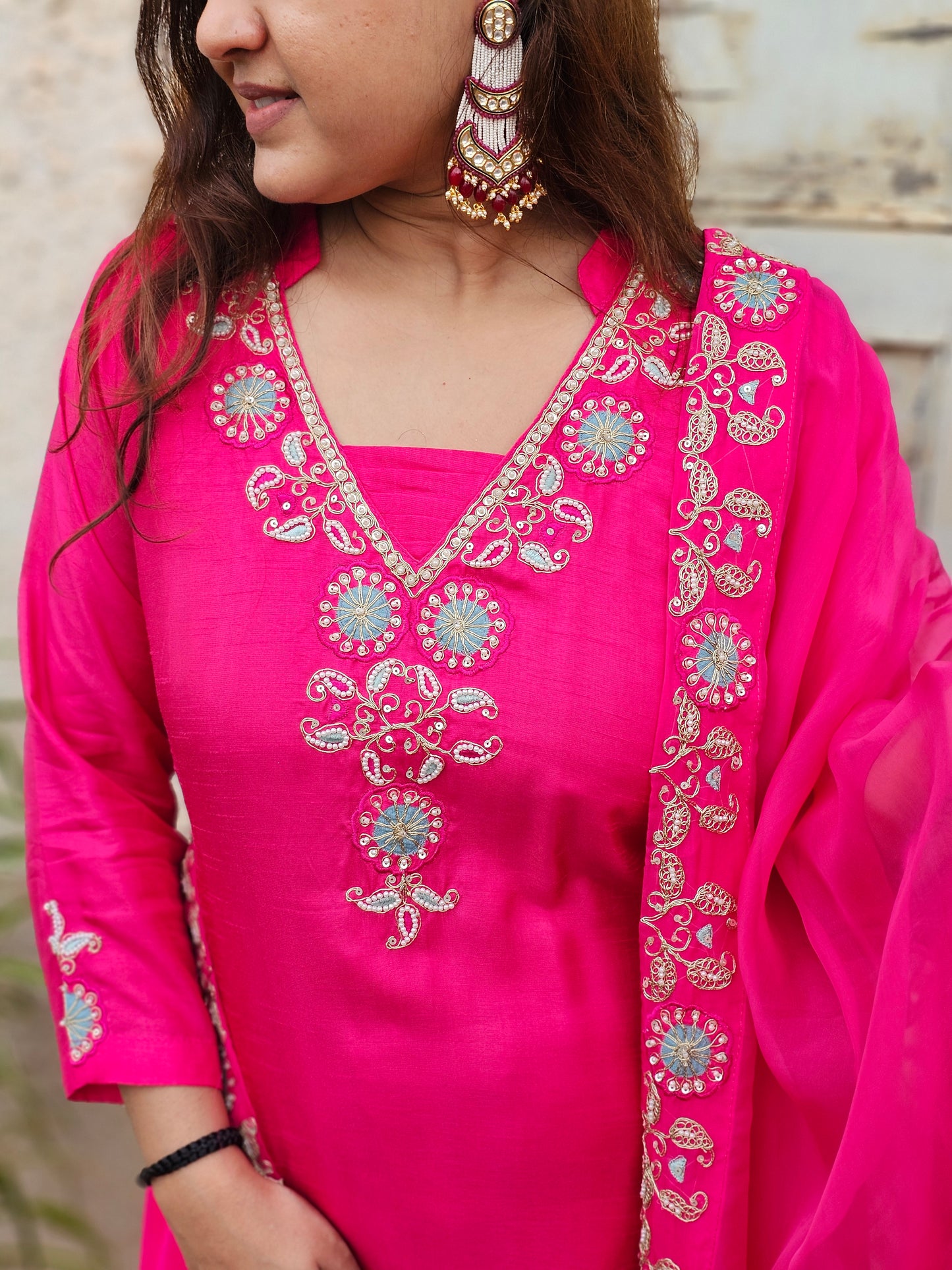 jeena's rani heavy suit set