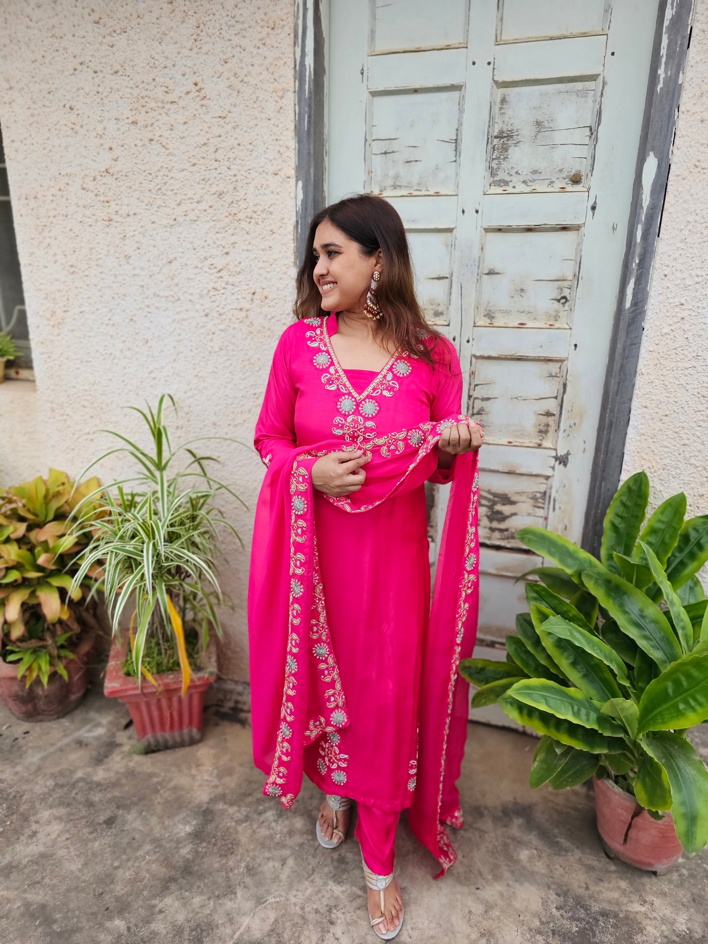 jeena's rani heavy suit set