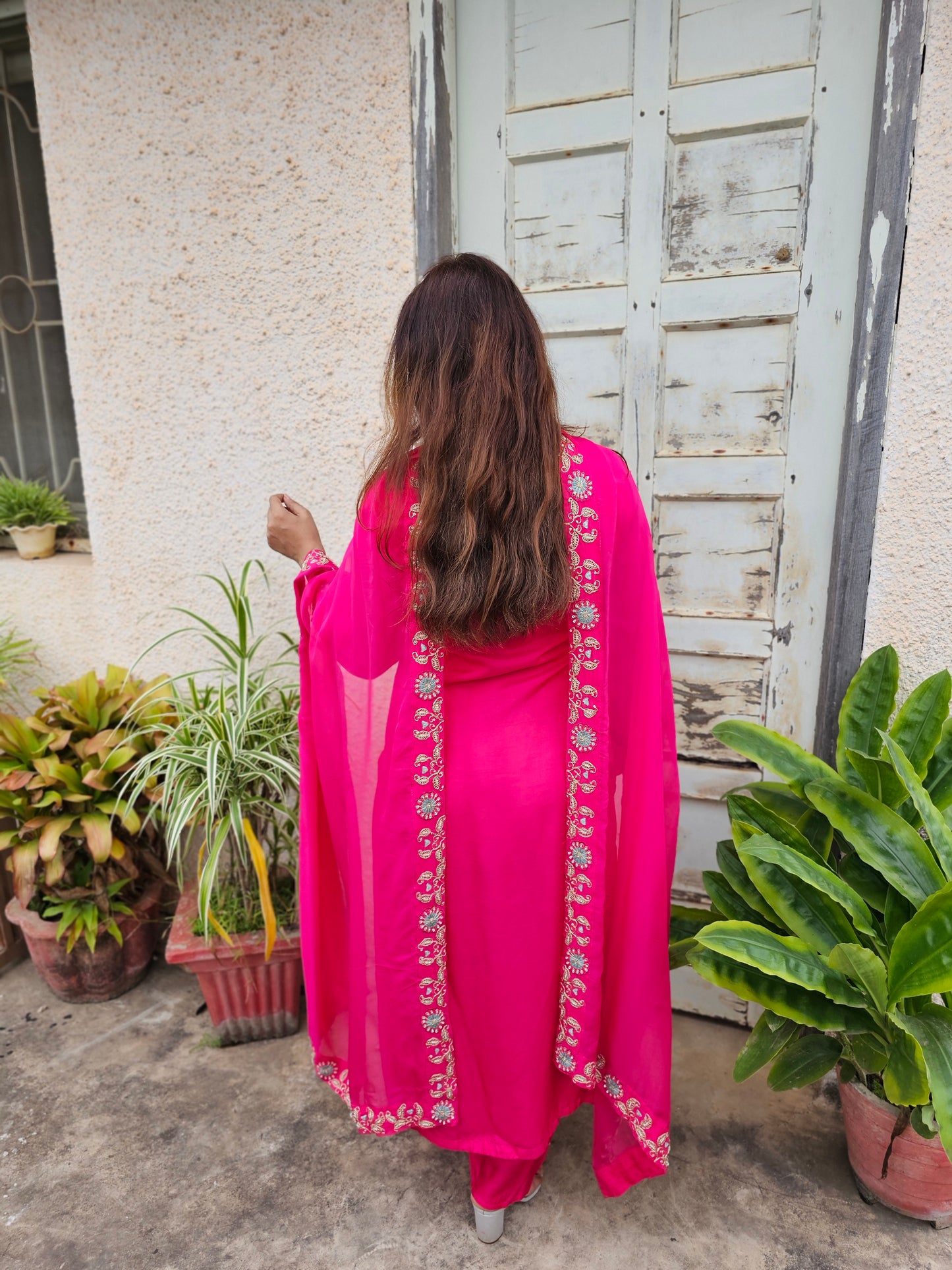 jeena's rani heavy suit set