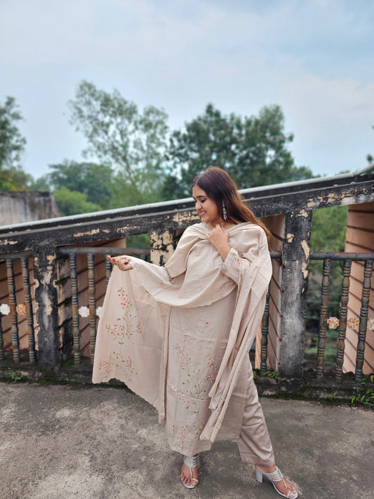 jeena's pure cotton katha suit