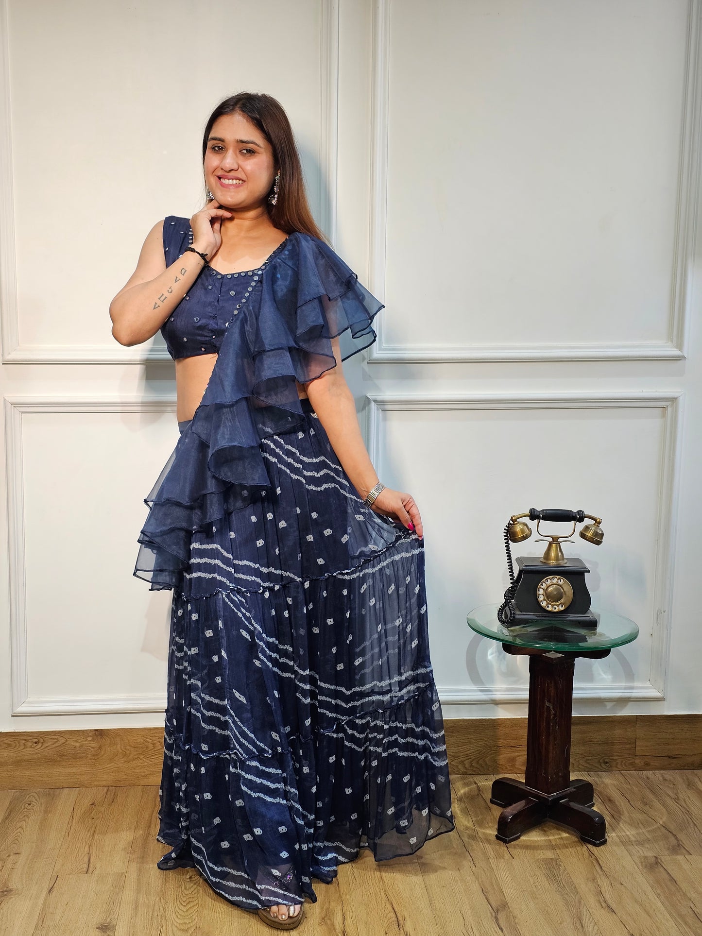 Jeenas Indo-Western 3 Piece Set