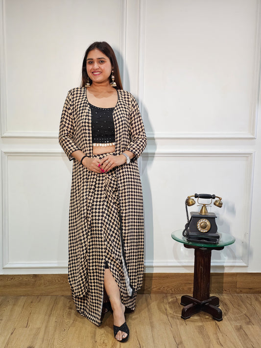 Jeenas indowestern 3 piece set