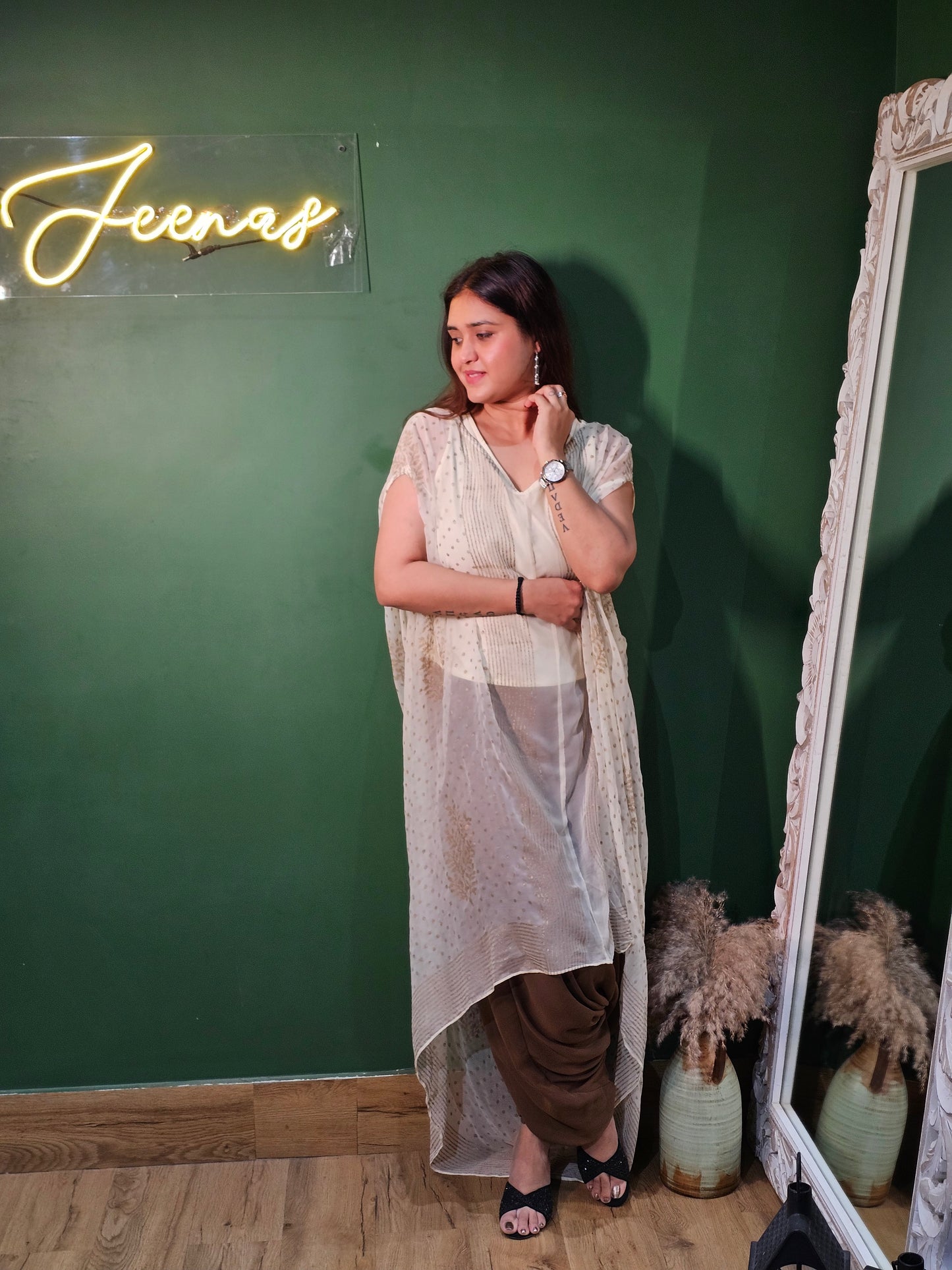 Jeenas Indo-Western 2 Piece Set