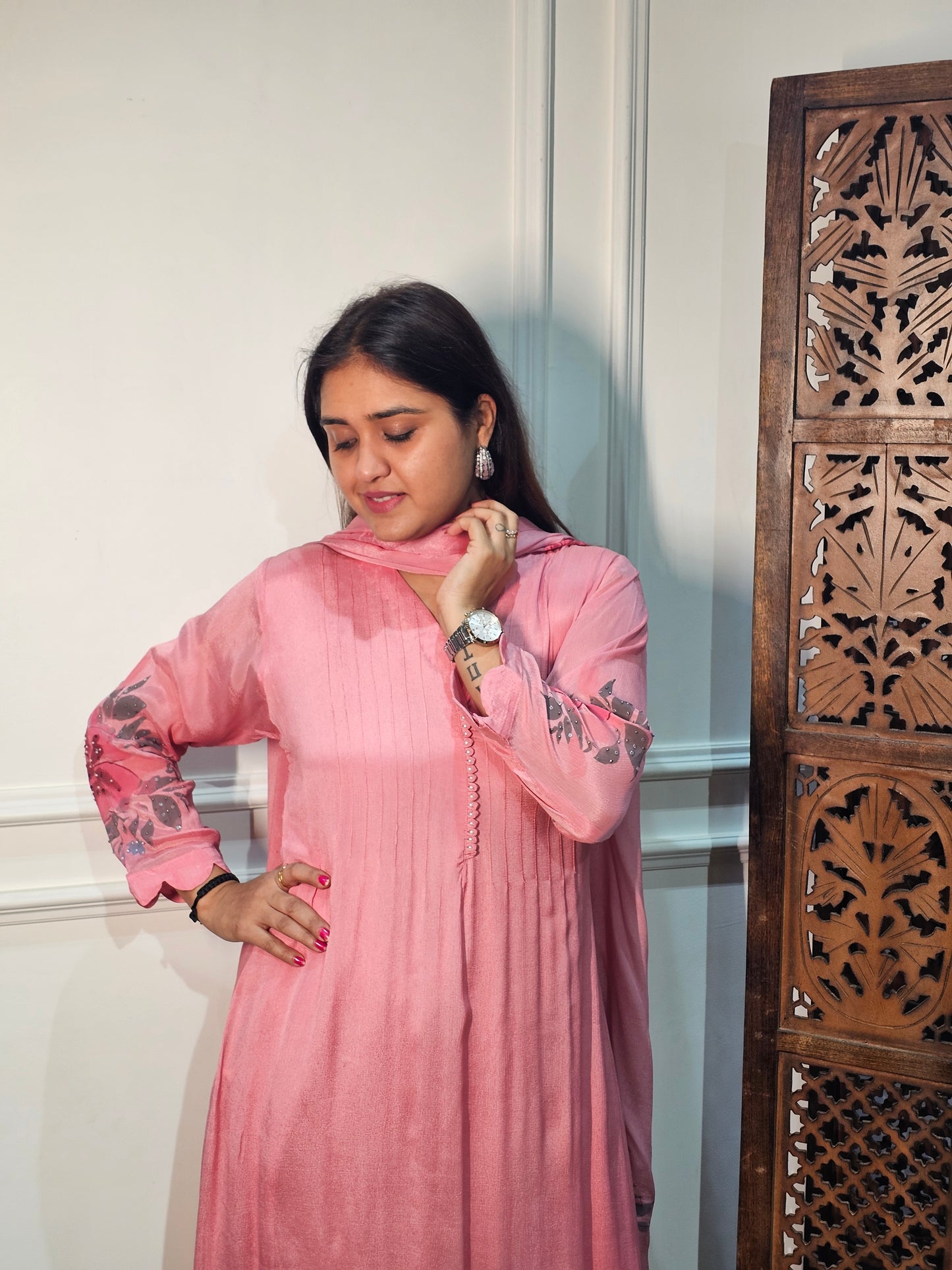 Jeenas Crepe Suit Set