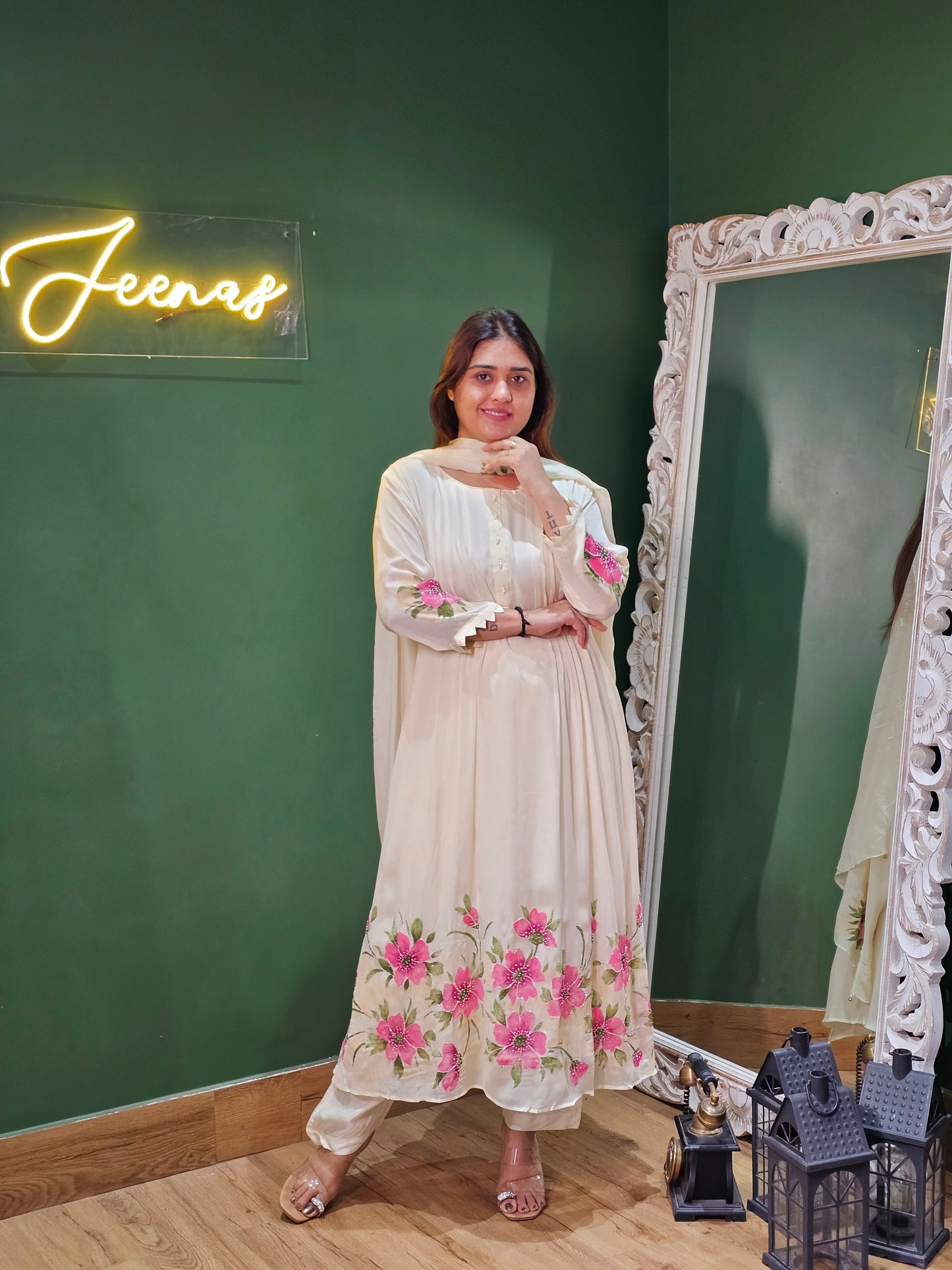 jeenas crepe suit set&nbsp;