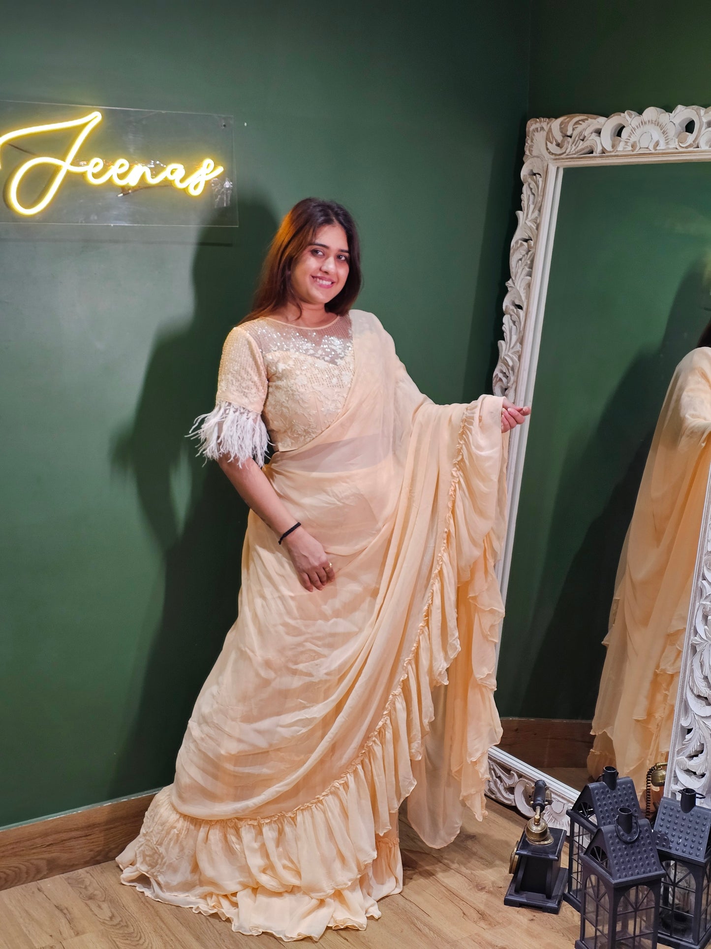 Jeenas Drape Saree