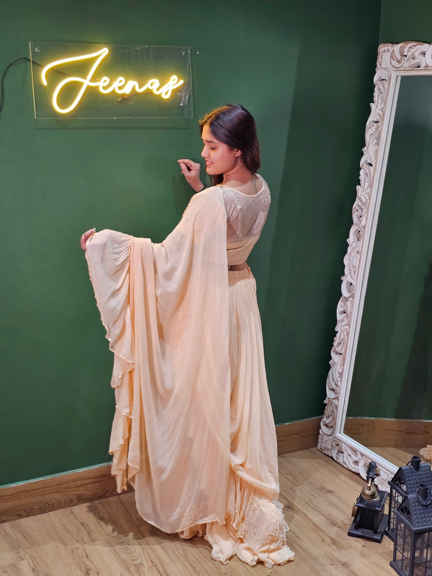 Jeenas Drape Saree