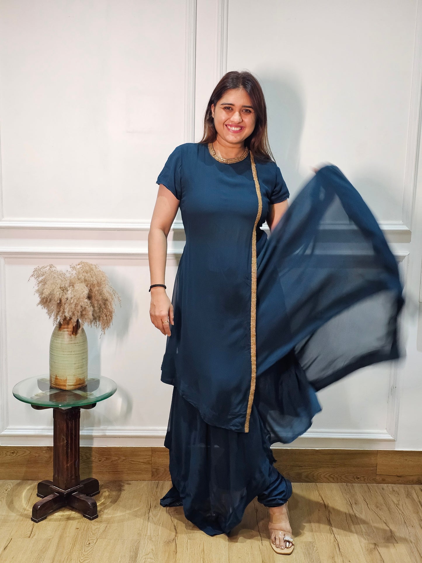 Jeenas Peacock Blue Set