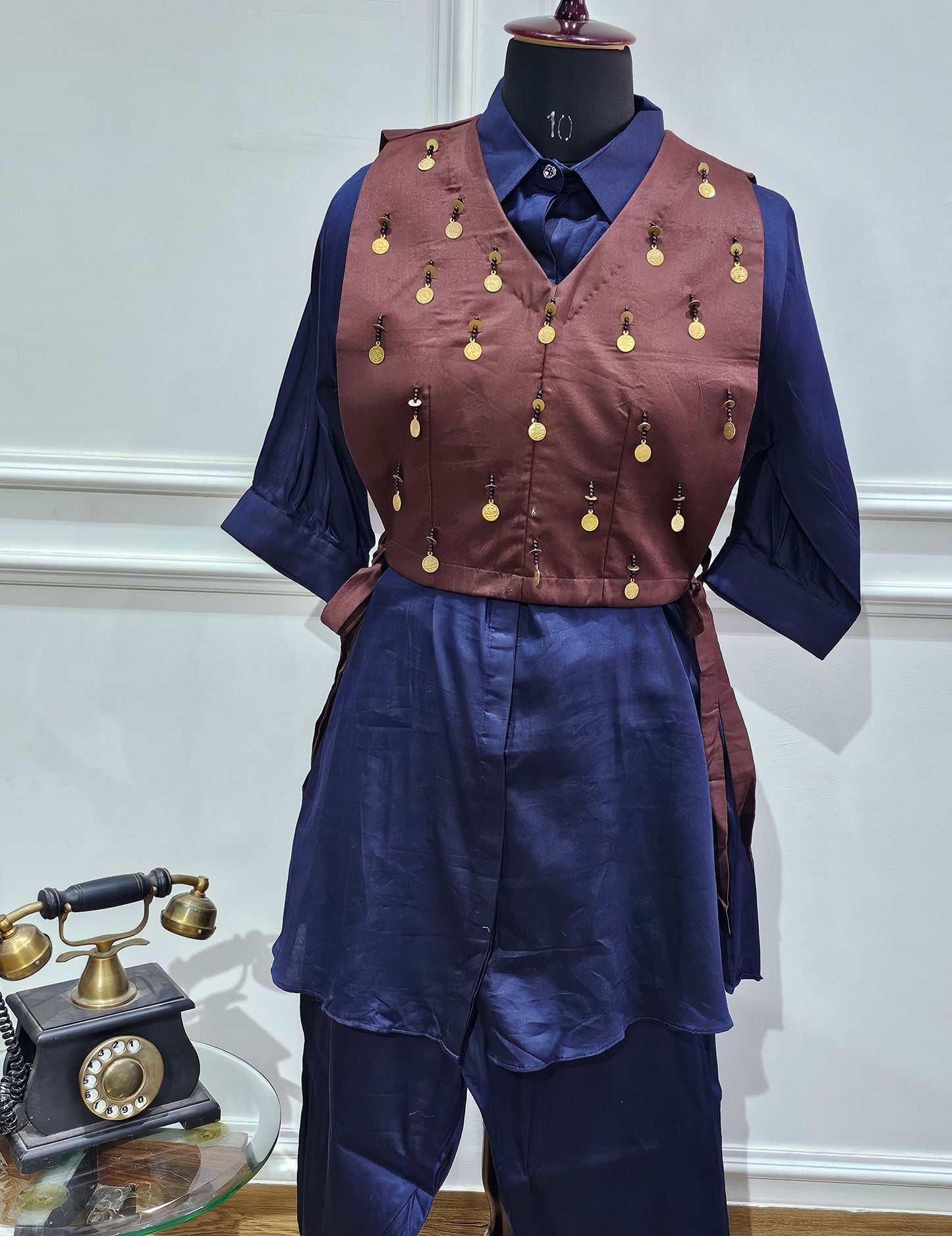 jeenas Pure cotton silk cordset