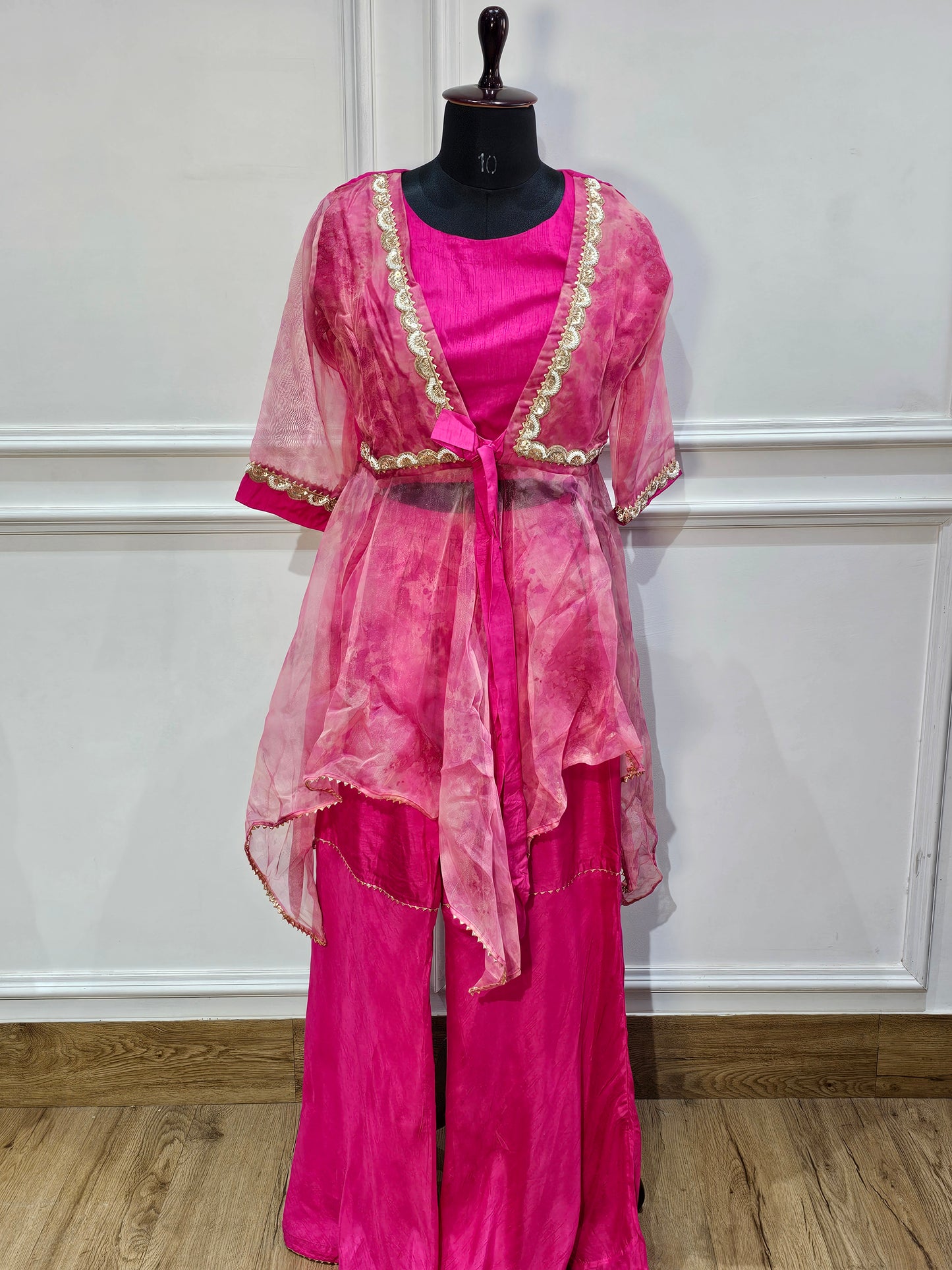 jeenas Pure organza silk 3 piece set