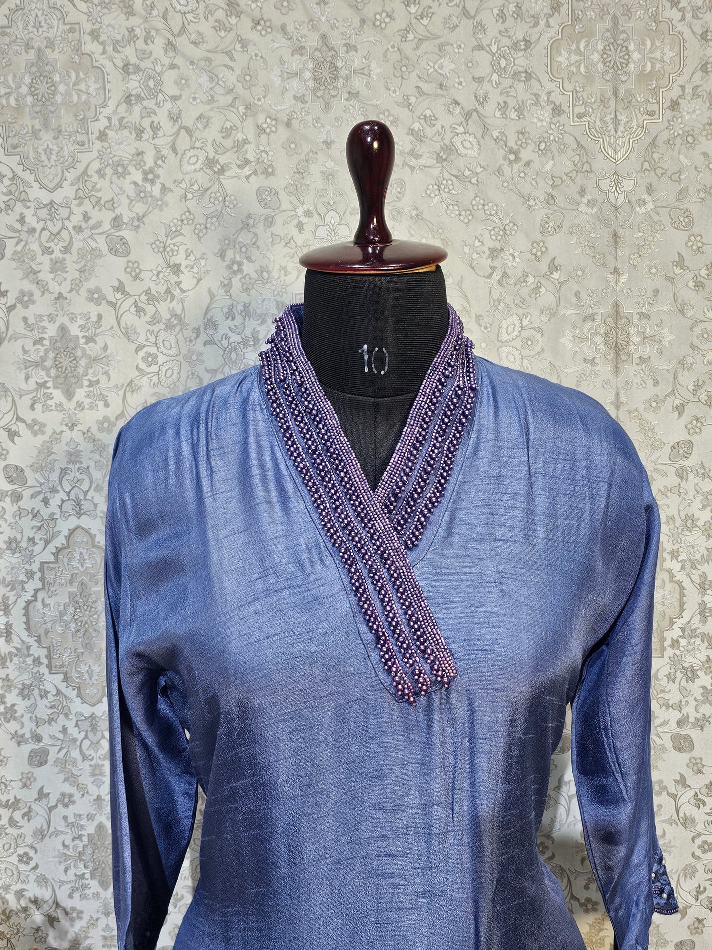 Jeenas Pure silk grey cord set