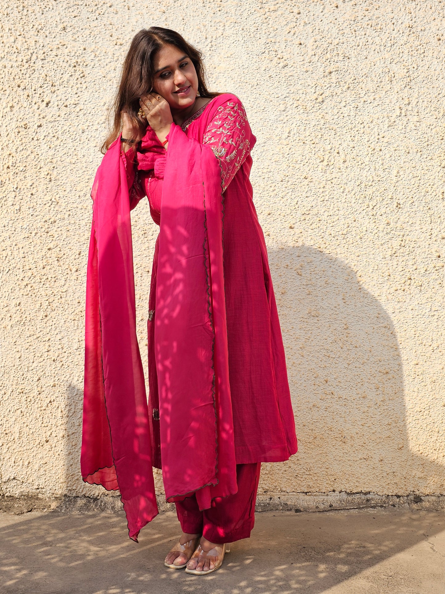 Jeenas blush coral luxe
