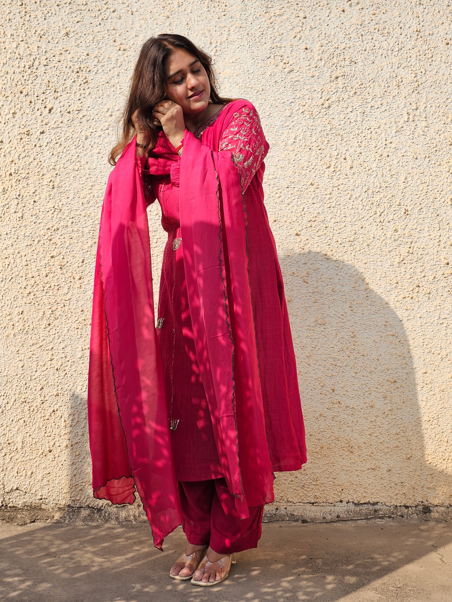 Jeenas blush coral luxe