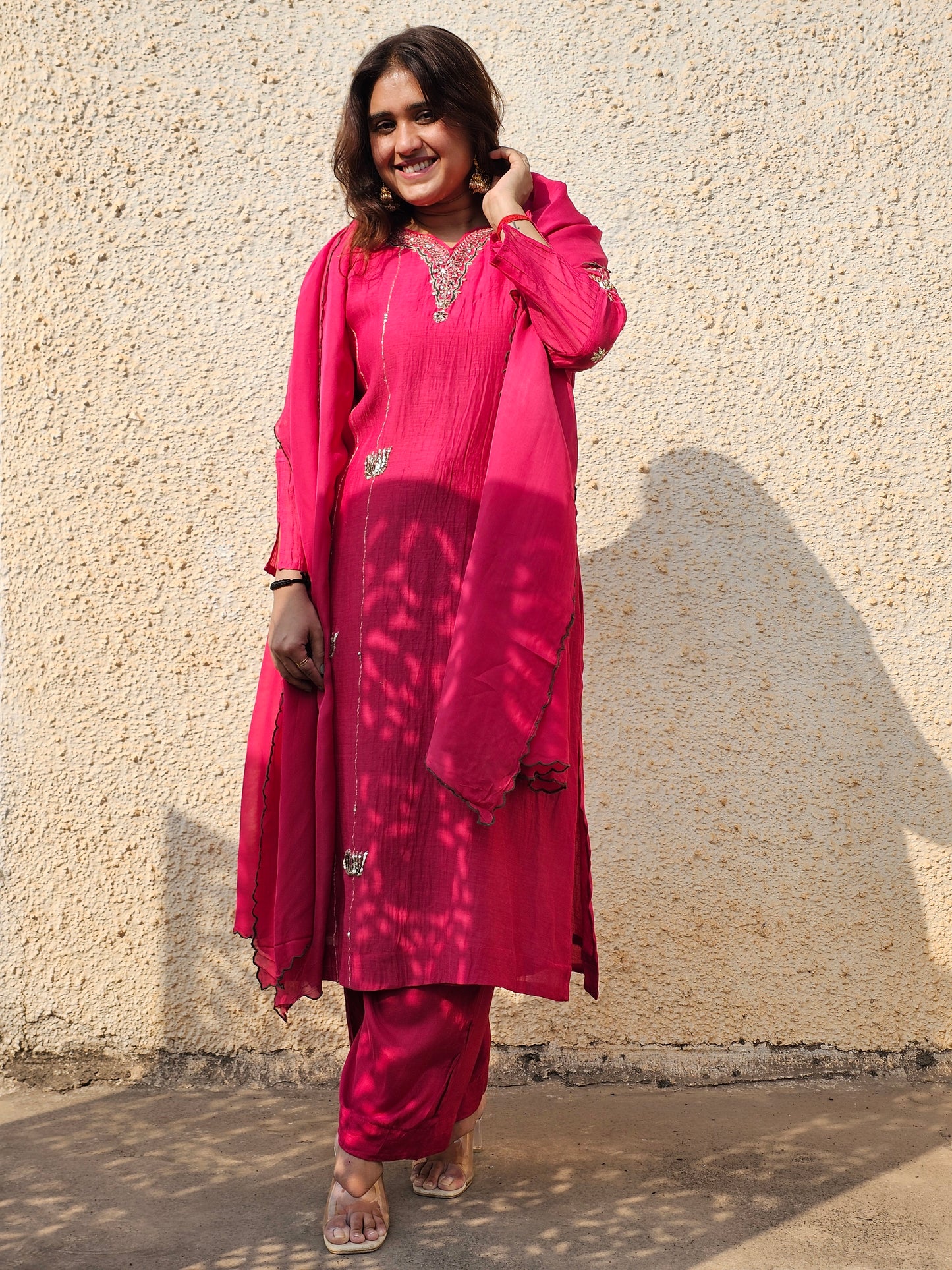 Jeenas blush coral luxe