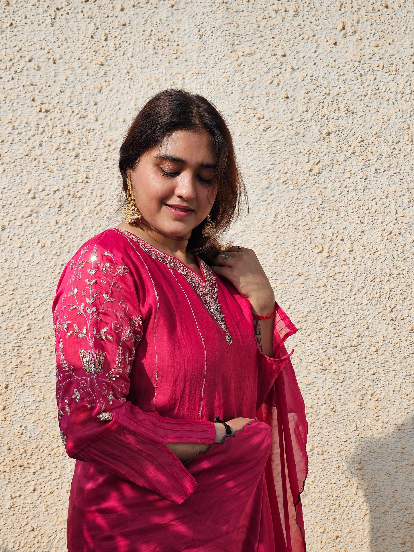 Jeenas blush coral luxe