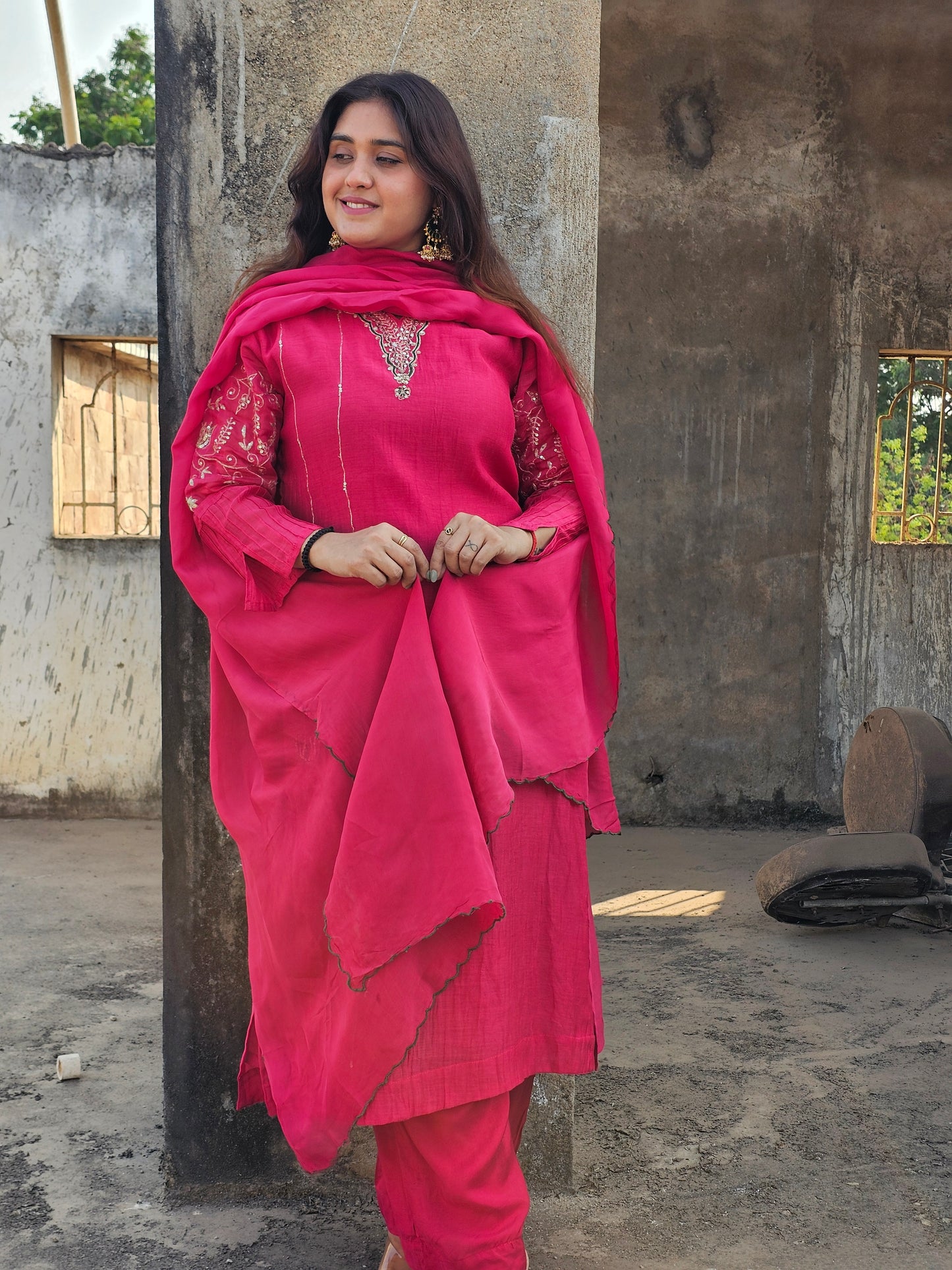 Jeenas blush coral luxe