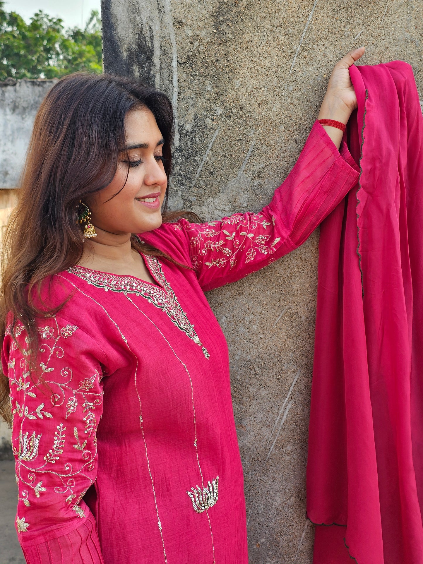 Jeenas blush coral luxe