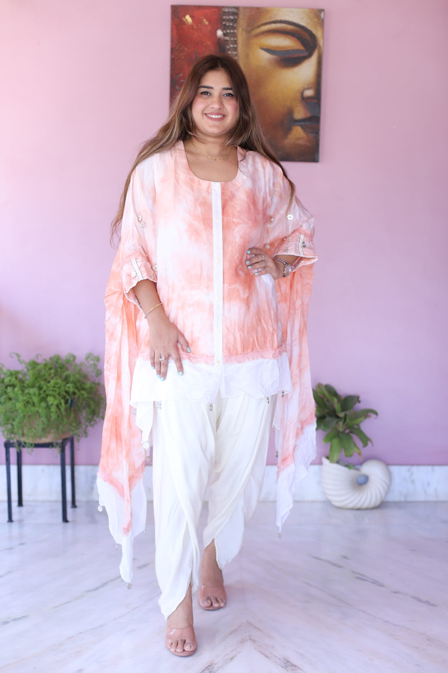 JEENAS Women Pure Chanderi Two Piece Set