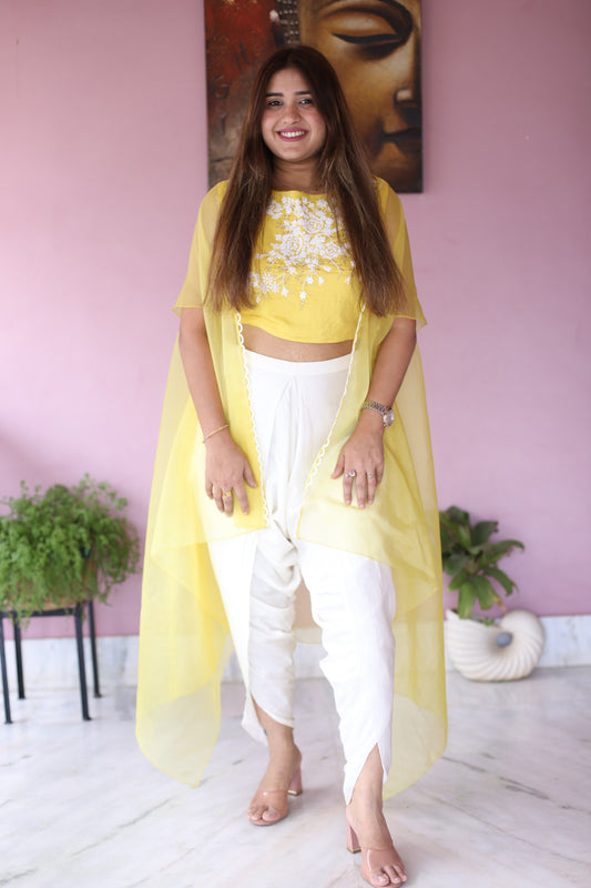 JEENAS Women 3 Piece Indo Western Set