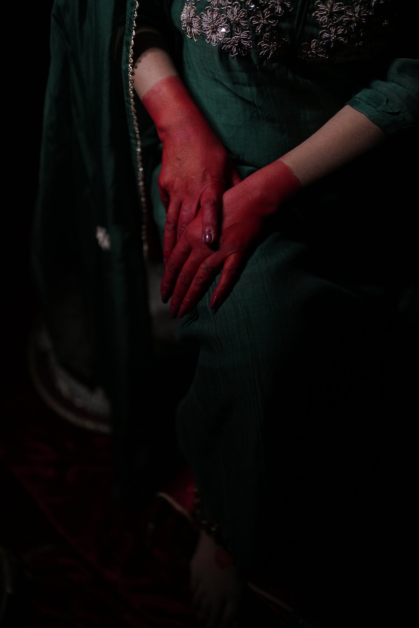 Jeenas Bottle Green Bliss suit