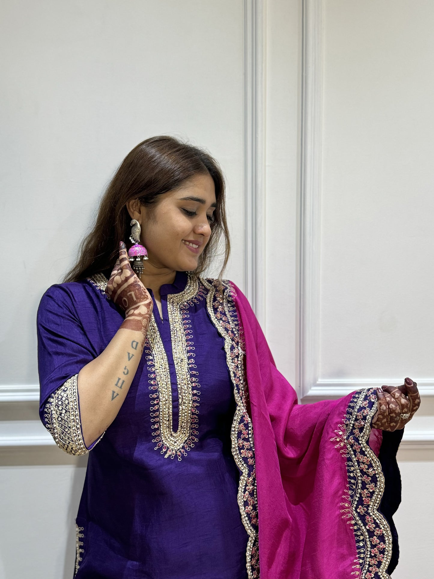 Jeena's Pure silk kurta and pant
