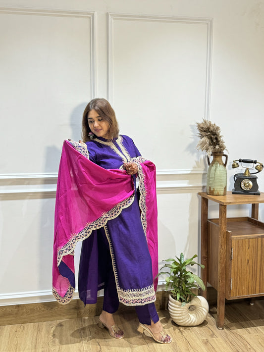 Jeena's Pure silk kurta and pant