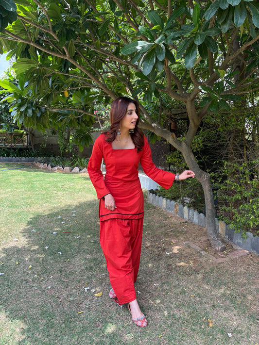Saffron Sunset Farshi Set🍅