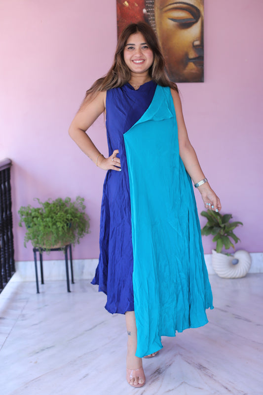 JEENAS Women Pure Satin Silk Dress