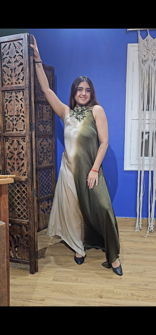 Jeenas pure silk tunic dress
